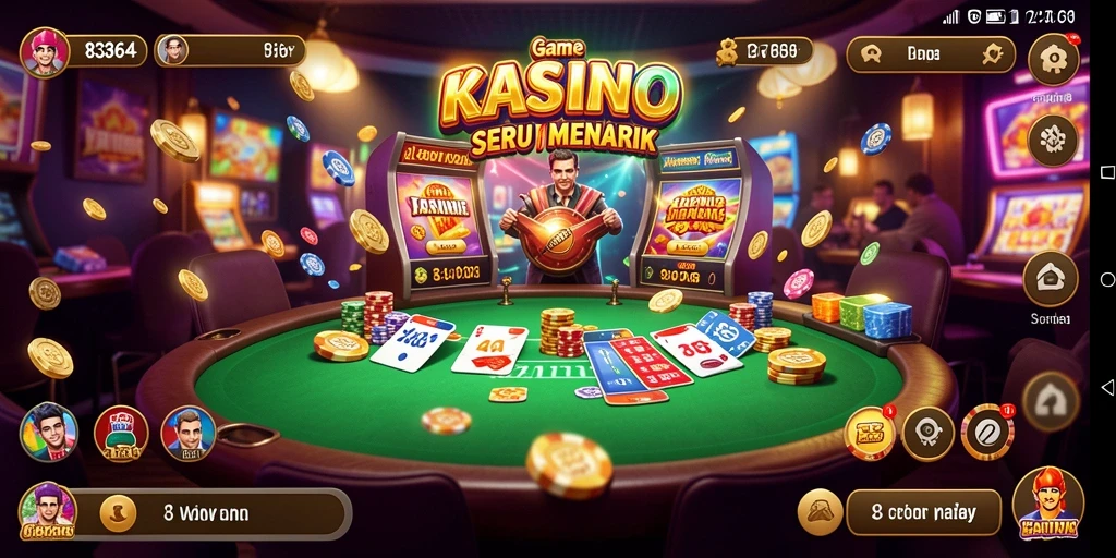 Tampilan memukau dari gameplay Kasino di 8364.