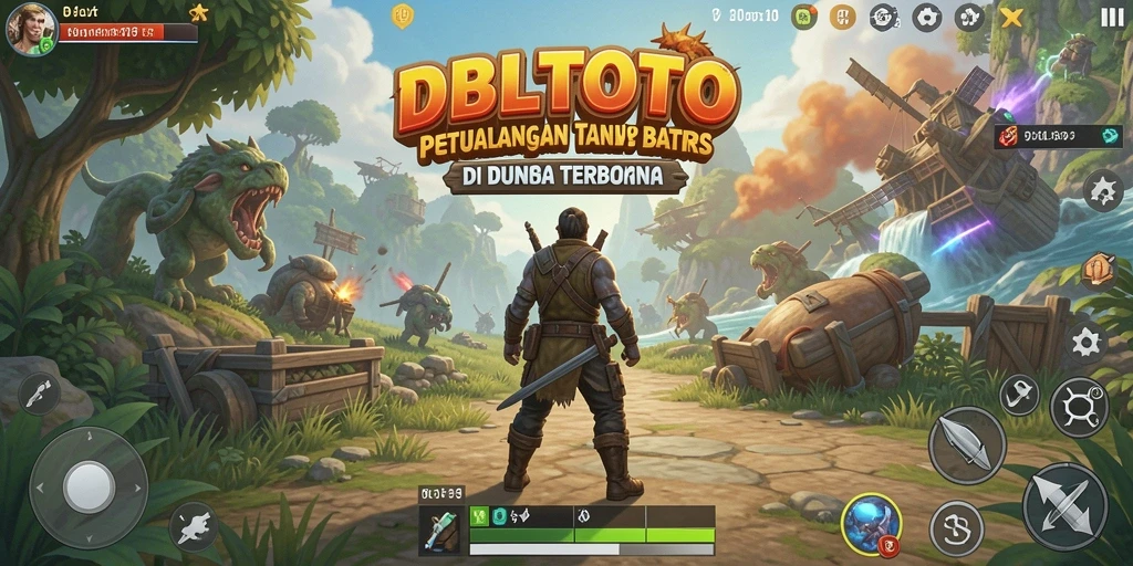 Tampilan gameplay DBLTOTO di dunia Open World yang luas dan menarik.