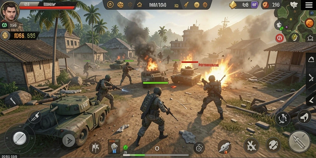 Tampilan gameplay menarik dari ID66 dengan strategi yang mendebarkan.