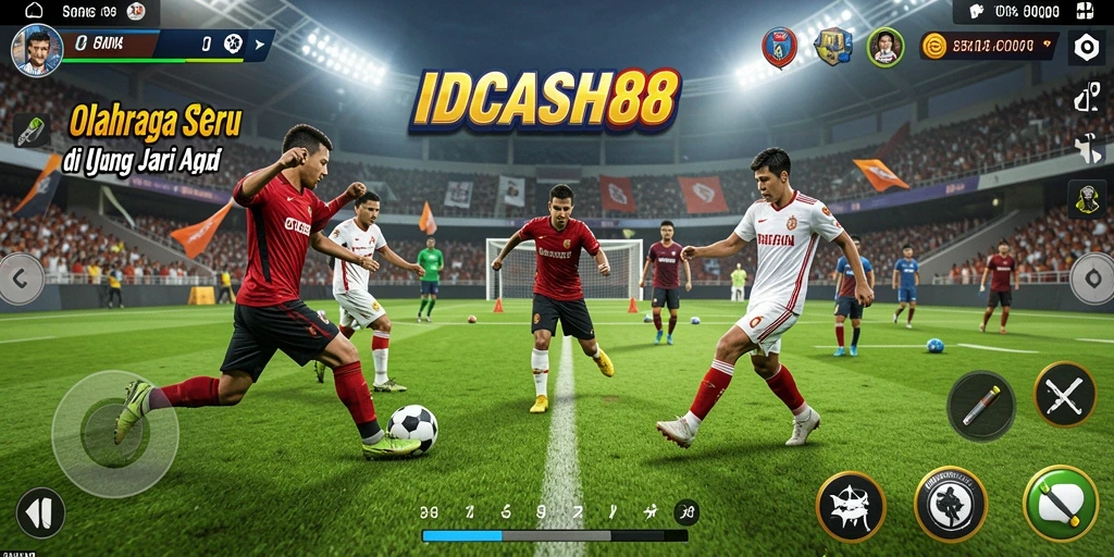 Tampilan gameplay IDCASH88 yang menarik dan dinamis dalam olahraga.