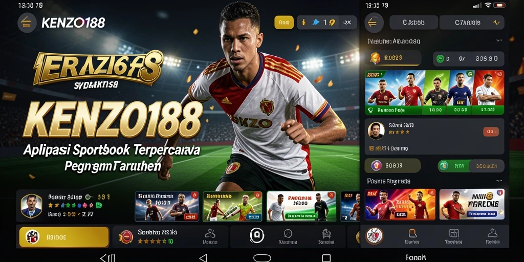 Tampilan gameplay interaktif dari aplikasi Sportsbook KENZO188.