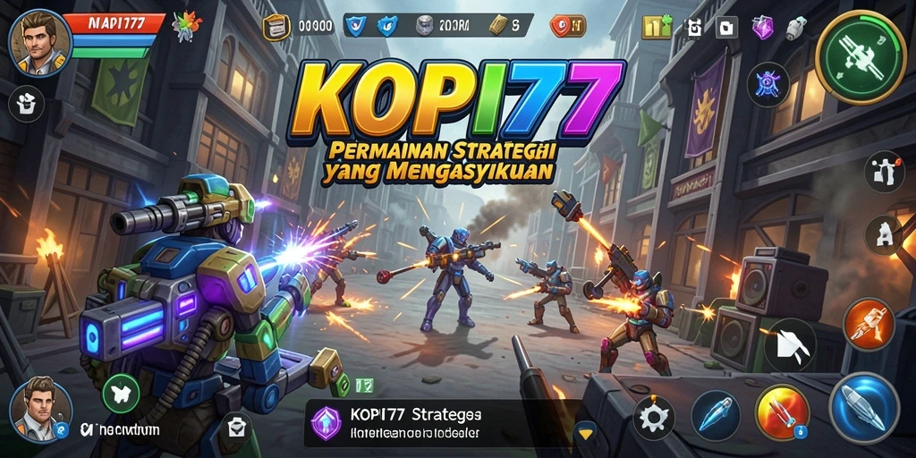 Gameplay KOPI77 yang seru dan menantang dalam pertempuran strategi.