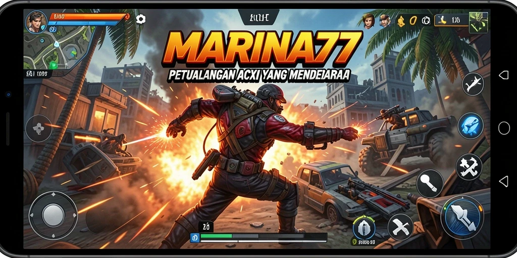 Tampilan gameplay MARINA77 yang mendebarkan dan penuh aksi.
