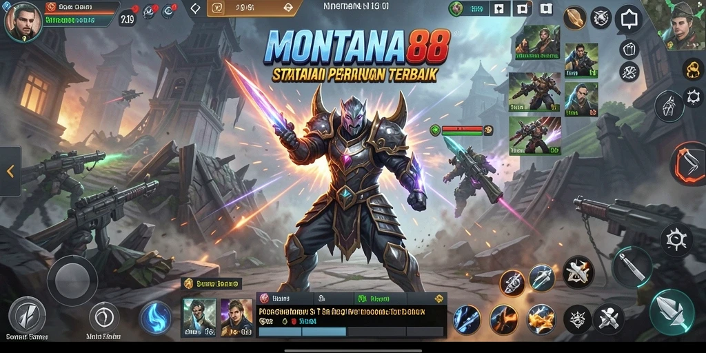 Tampilan dinamis gameplay MONTANA88 di mana strategi memainkan peran utama.