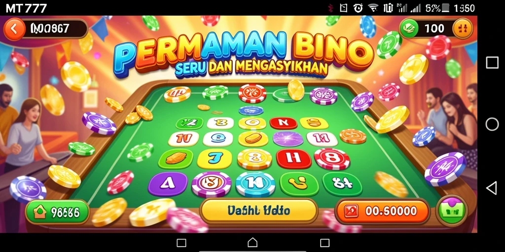 Screenshot gameplay MT777 menampilkan suasana bermain Bingo yang seru dan interaktif.