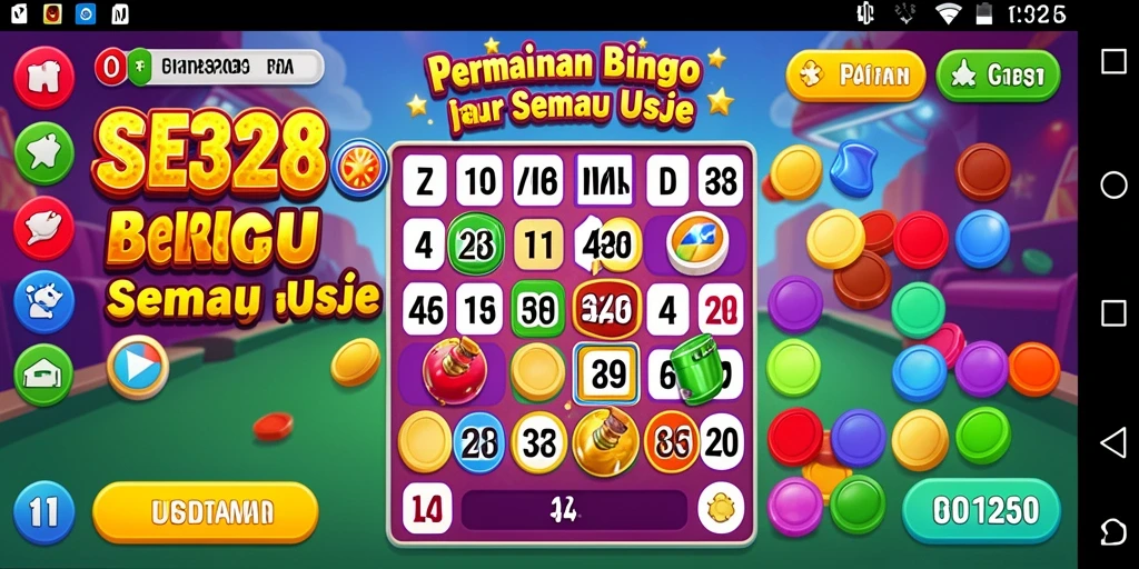 Tangkapan layar gameplay SE328 yang menunjukkan momen menarik permainan Bingo.