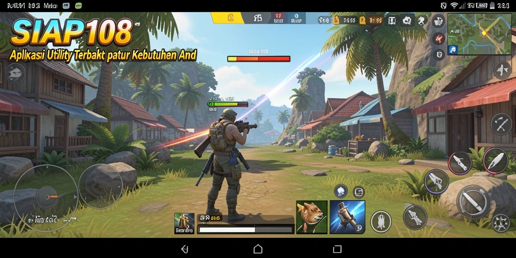 Tampilan screenshot utama SIAP108 menunjukkan fitur pengingat dan to-do list yang menarik.